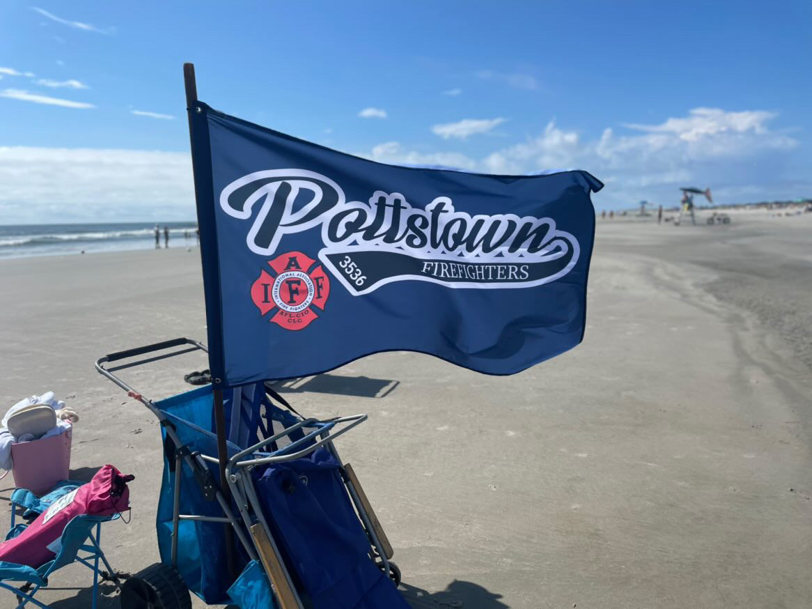 Custom Firefighter Wall Flag