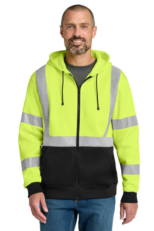 CornerStone ® A107 Class 3 Heavy-Duty Fleece Full-Zip Hoodie CSF300