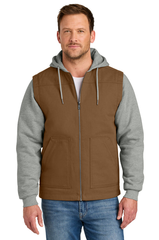CornerStone ® Duck Fleece Full-Zip Hooded Jacket CSJ42