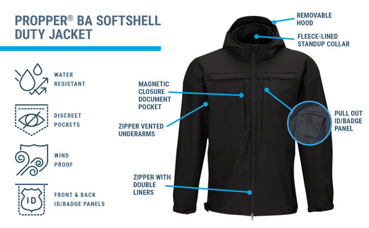 Propper Men's BA Softshell Duty Jacket