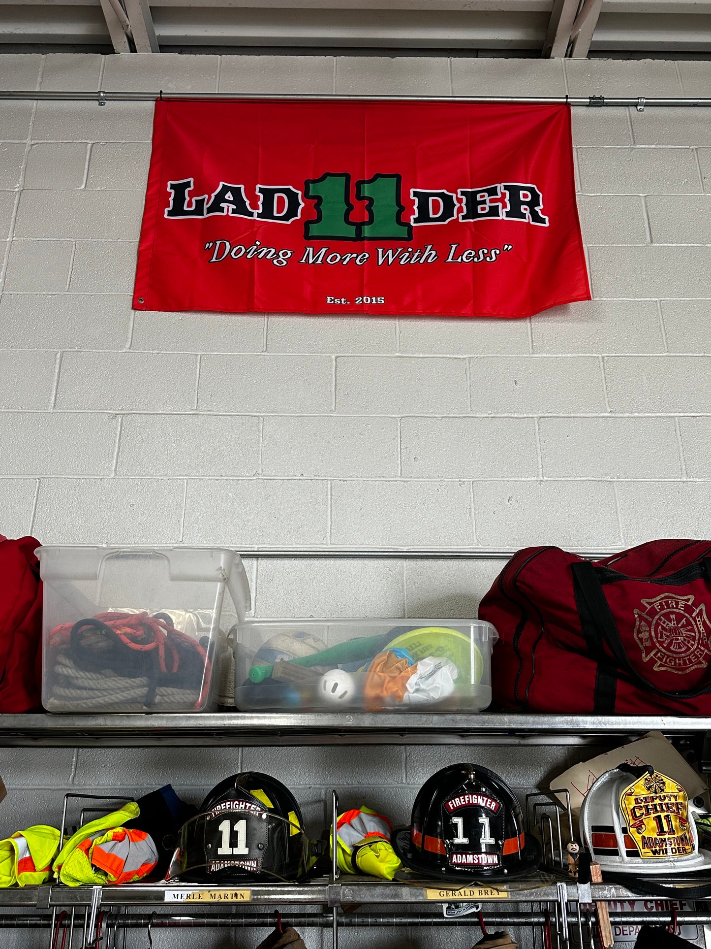 Custom Firefighter Wall Flag