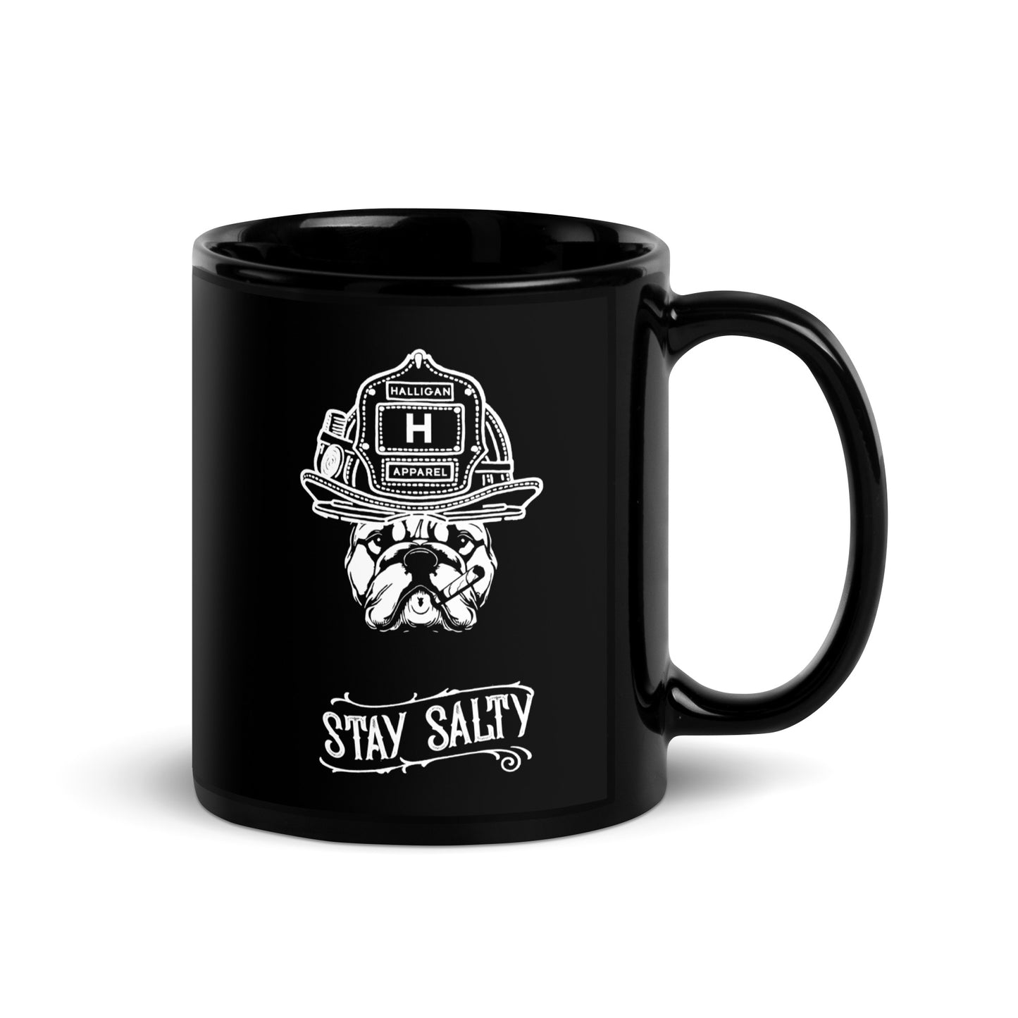 Stay Salty Black Mug