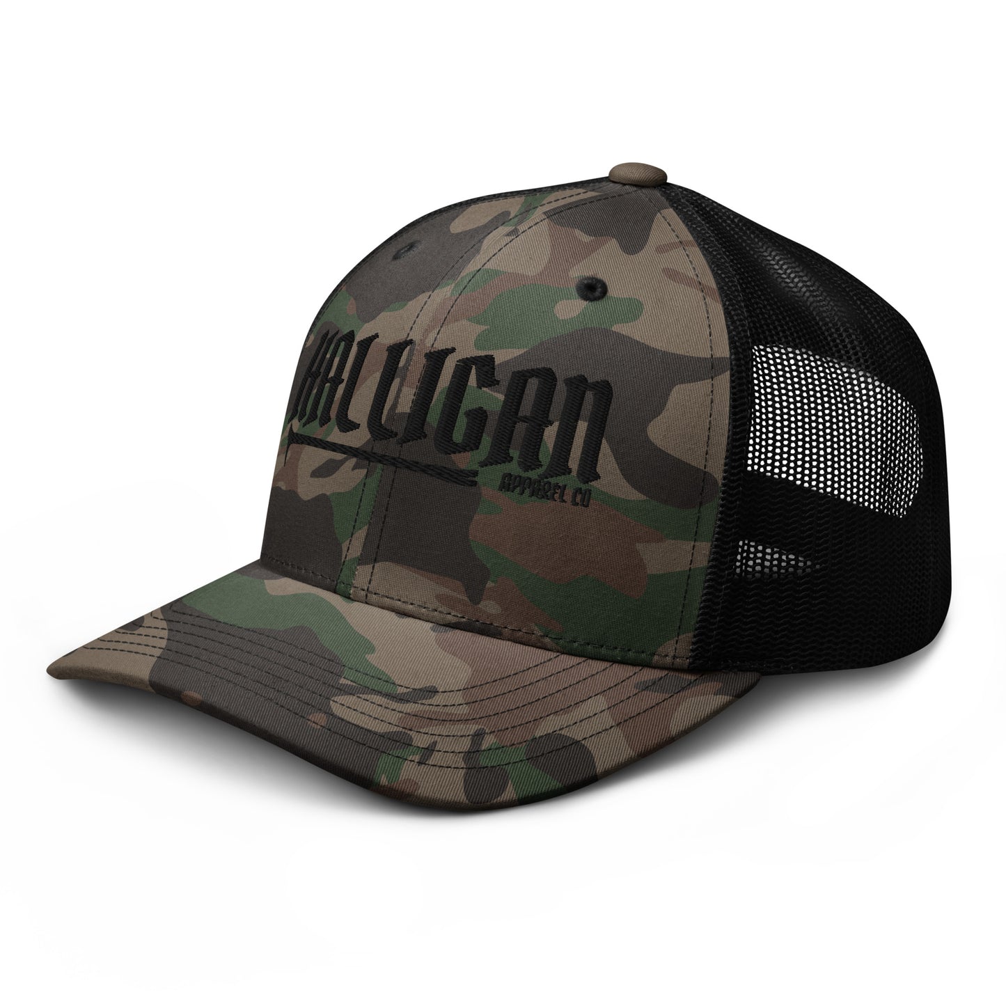 Halligan Wordmark Camo