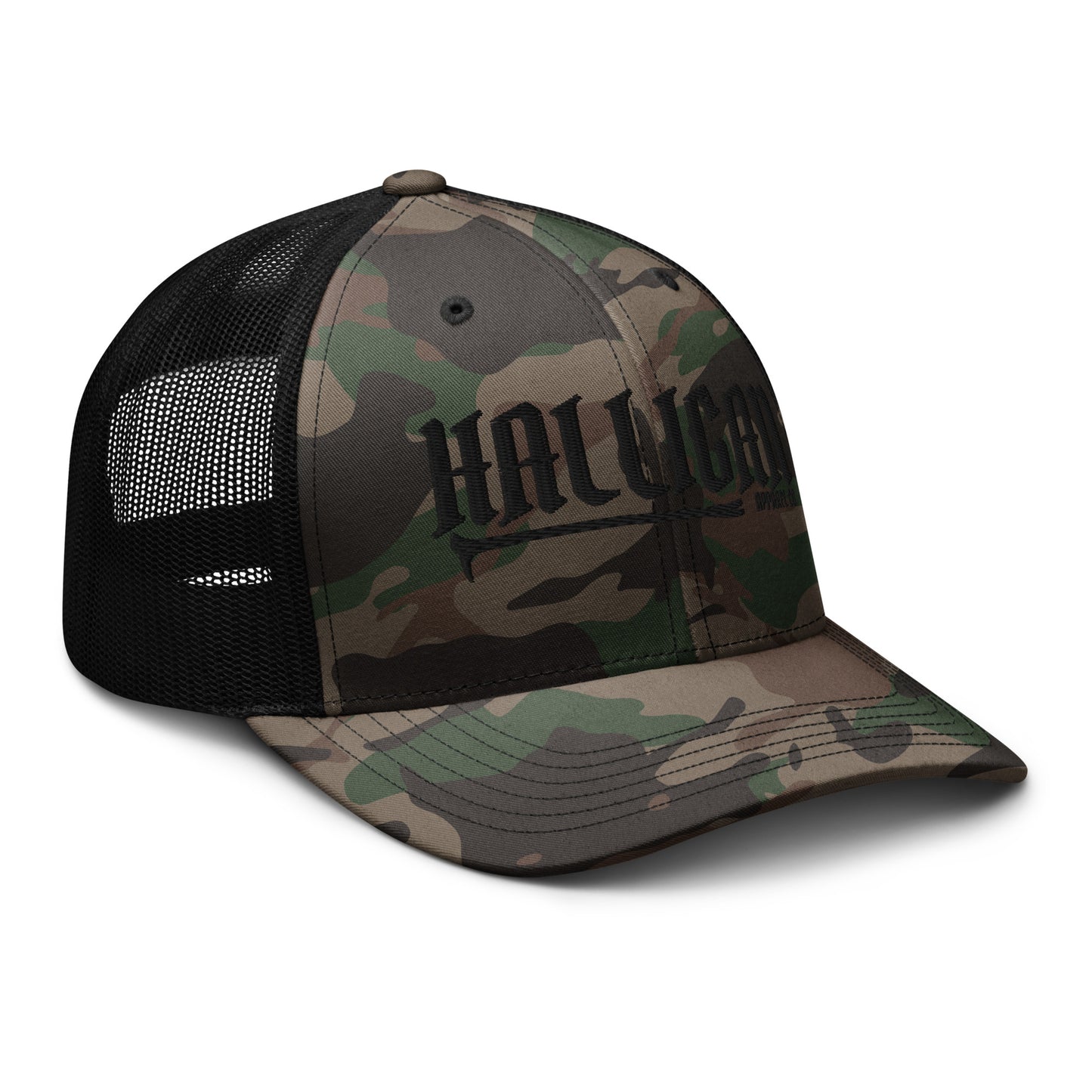 Halligan Wordmark Camo