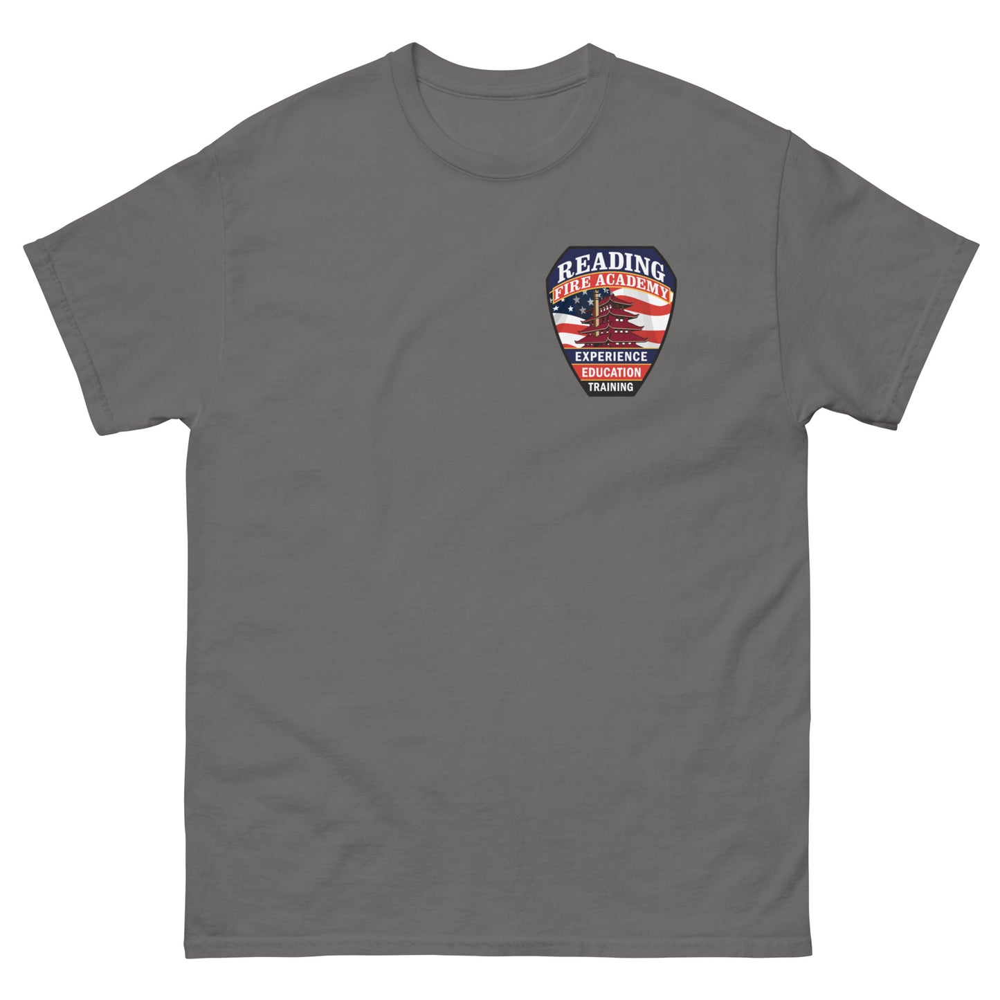 Bomberos De Reading Red Wording Classic Tee