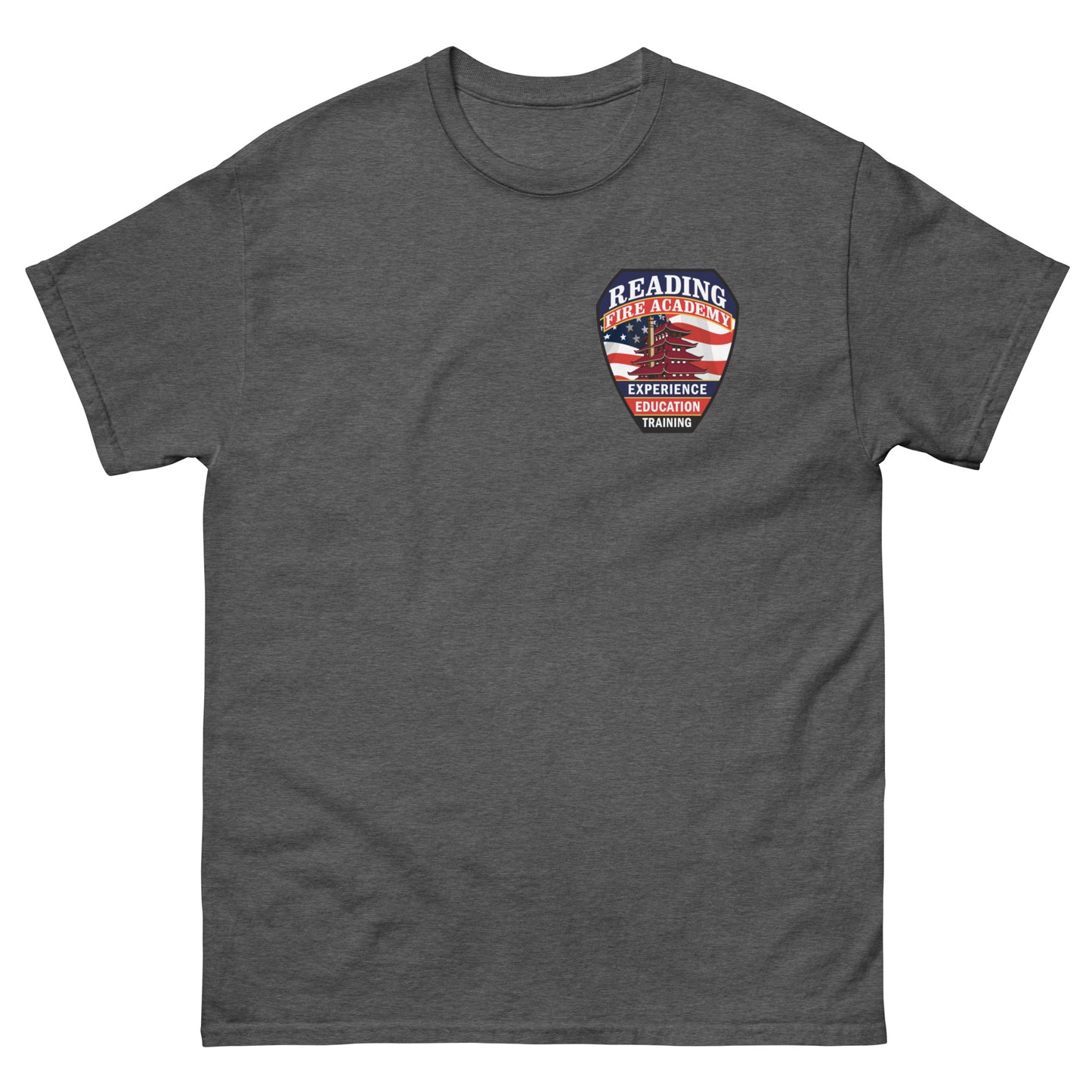 Bomberos De Reading Red Wording Classic Tee