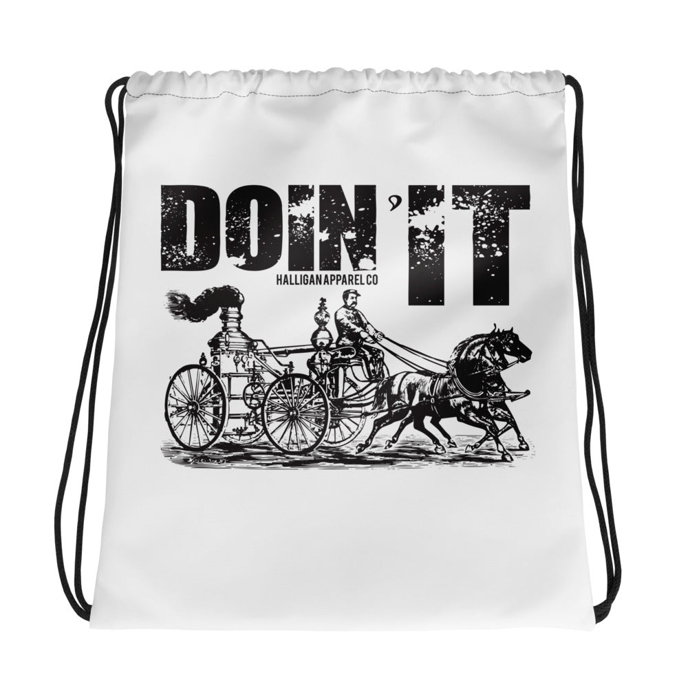 Doin' It Drawstring bag