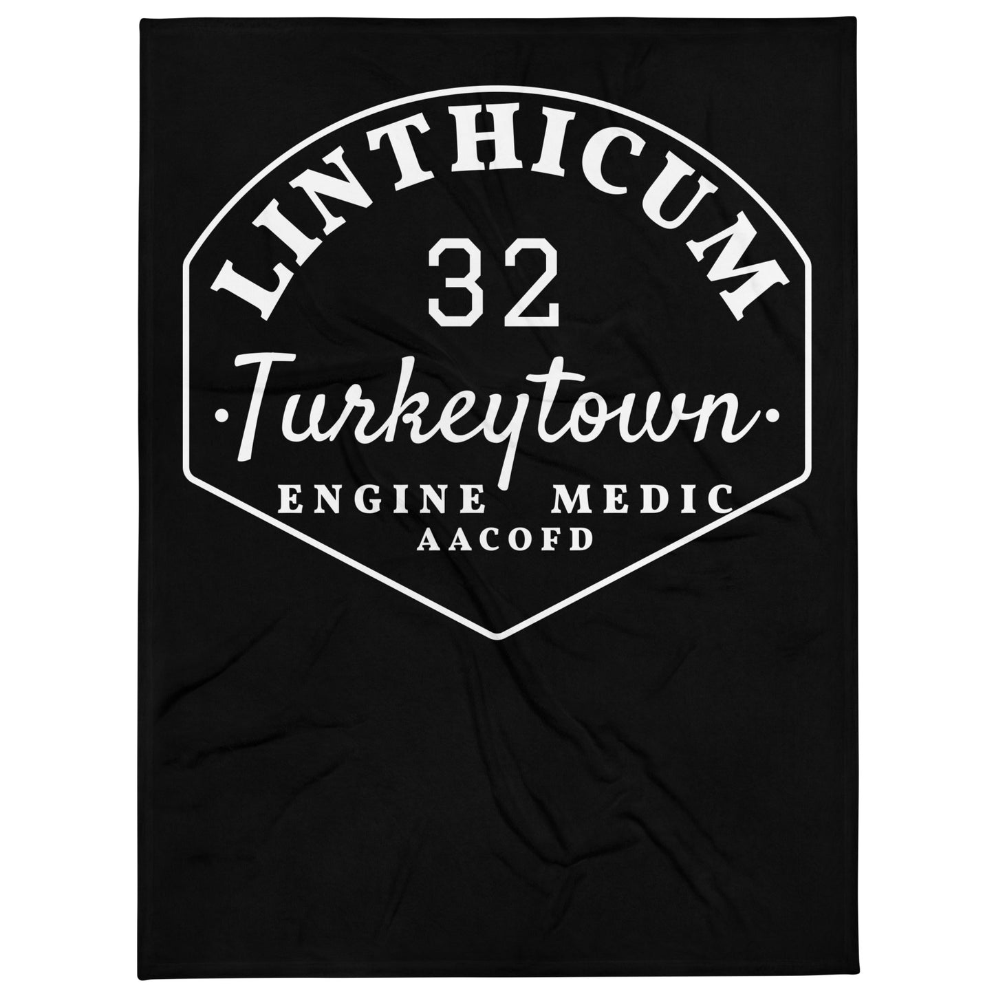 Custom Firefighter Blanket