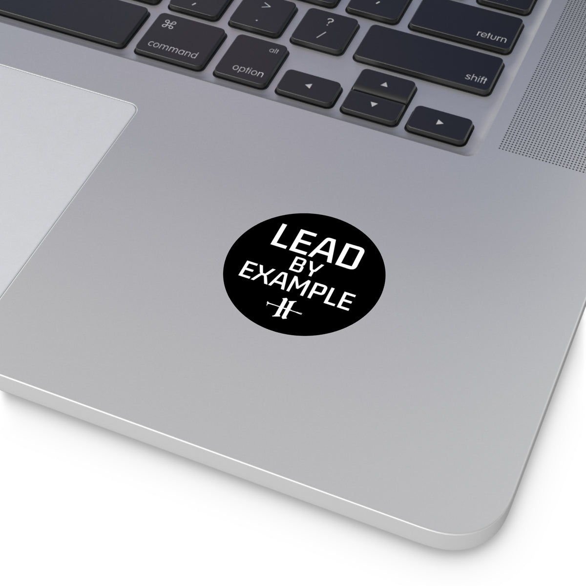 Lead By Example Round Vinyl Sticker