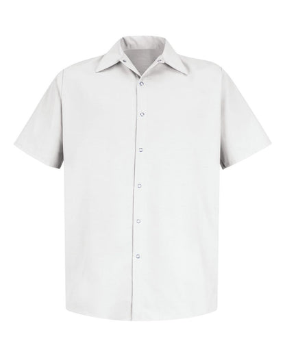 Men's Specialized Short Sleeve Pocketless Work Shirt
