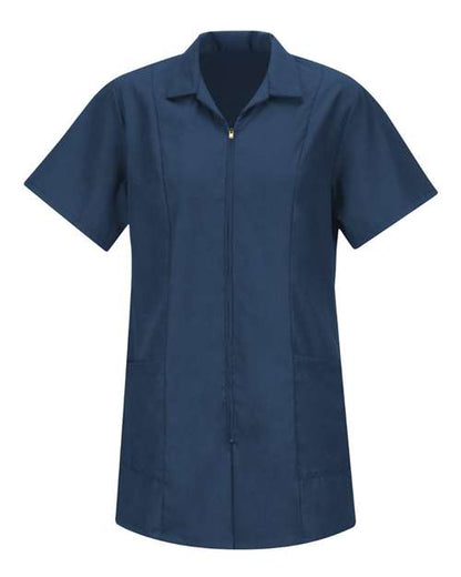 Women's Zip Front Smock
