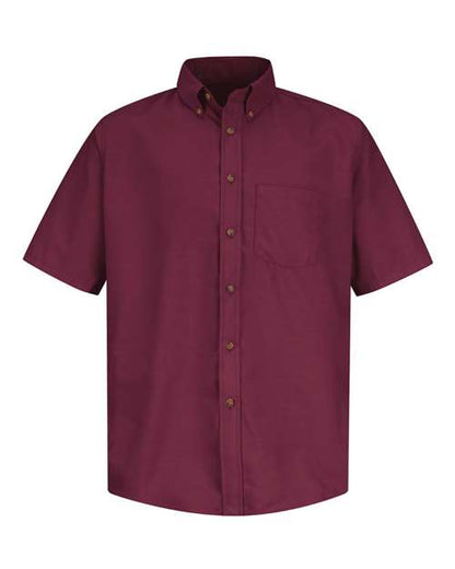 Men's Poplin Short Sleeve Dress Shirt