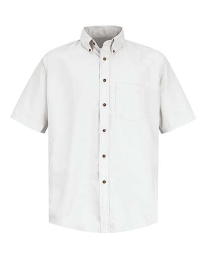 Men's Poplin Short Sleeve Dress Shirt