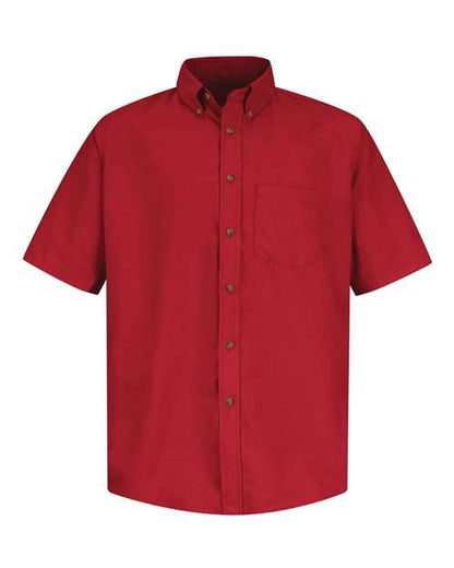 Men's Poplin Short Sleeve Dress Shirt