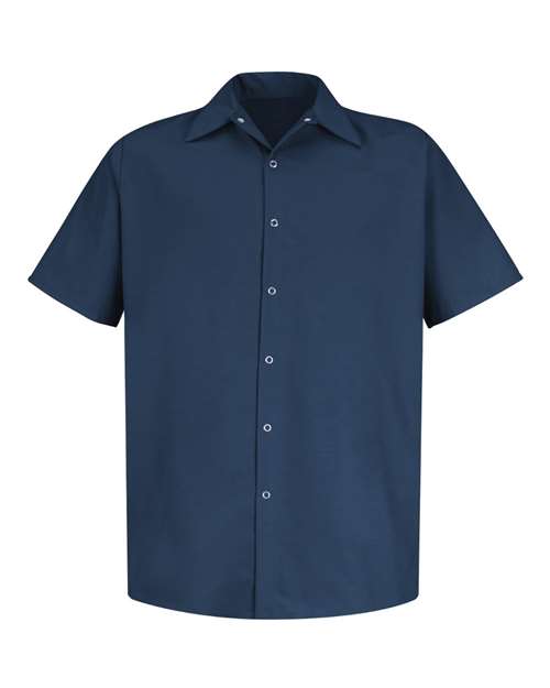 Men's Specialized Short Sleeve Pocketless Work Shirt