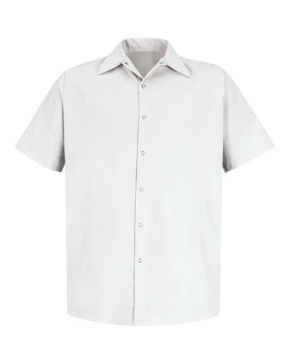 Men's Specialized Short Sleeve Pocketless Work Shirt