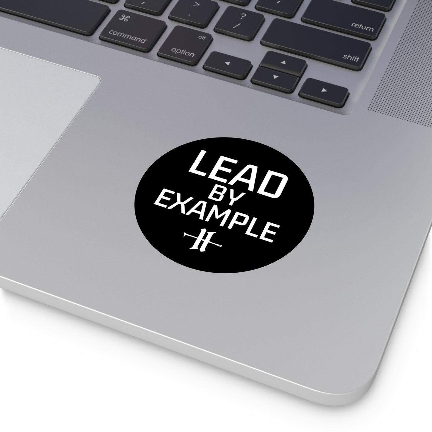 Lead By Example Round Vinyl Sticker