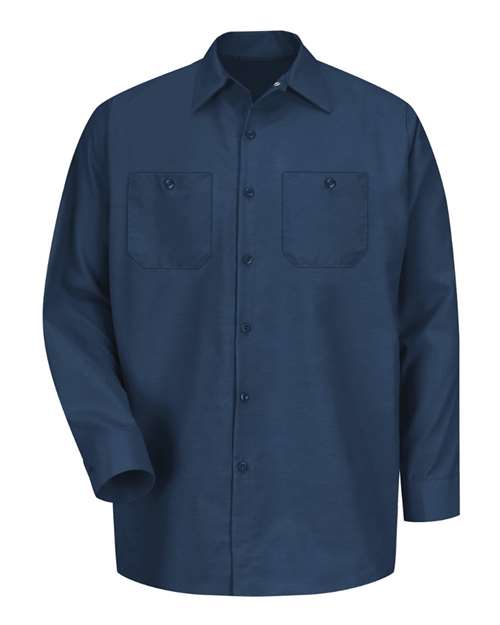 Men's Tall Industrial Long Sleeve Work Shirt