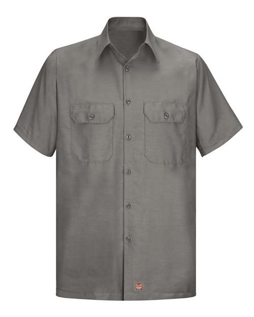 Men's Tall Ripstop Short Sleeve Work Shirt