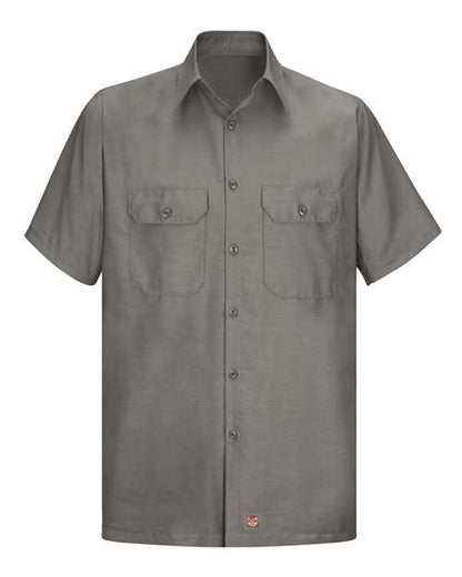 Men's Tall Ripstop Short Sleeve Work Shirt