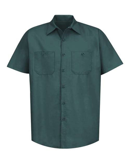 Men's Tall Industrial Short Sleeve Work Shirt