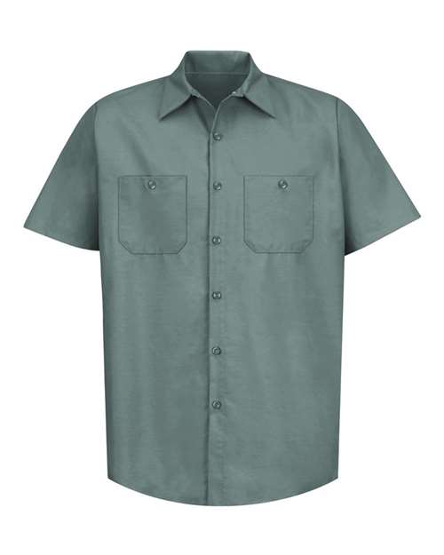 Men's Tall Industrial Short Sleeve Work Shirt