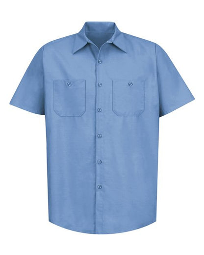 Men's Tall Industrial Short Sleeve Work Shirt