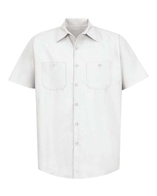 Men's Tall Industrial Short Sleeve Work Shirt