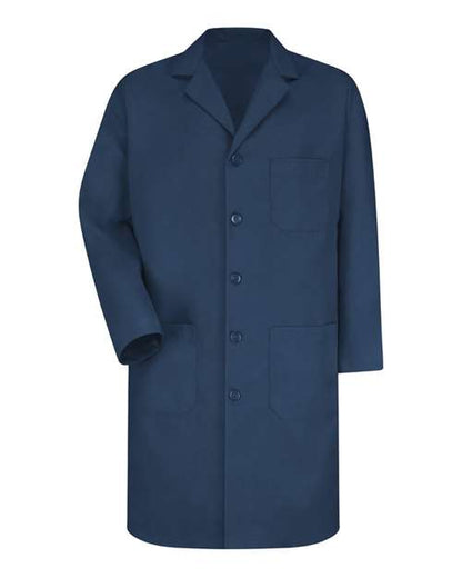 Unisex Extended Sizes Button Front Lab Coat