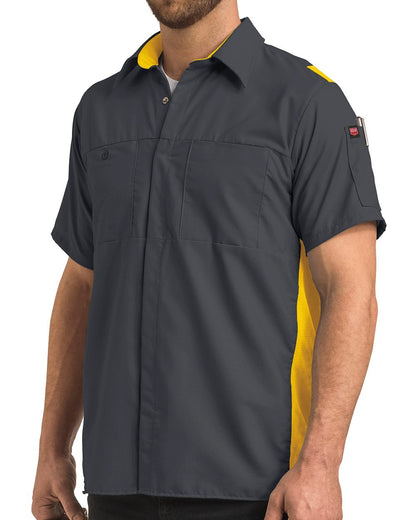 Men's Tall Performance Plus Short Sleeve Shirt with Oilblok Technology