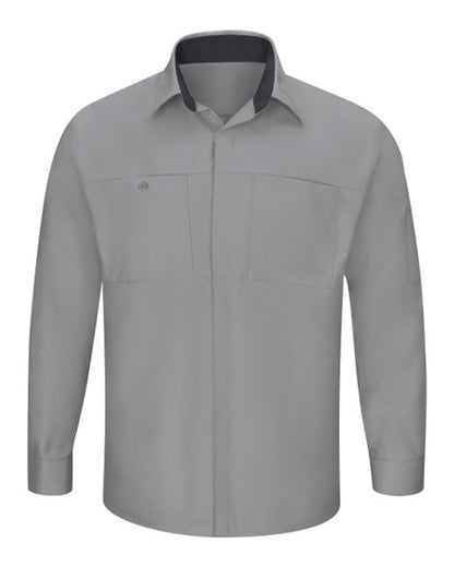 Men's Tall Performance Plus Long Sleeve Shirt with OilBlok Technology