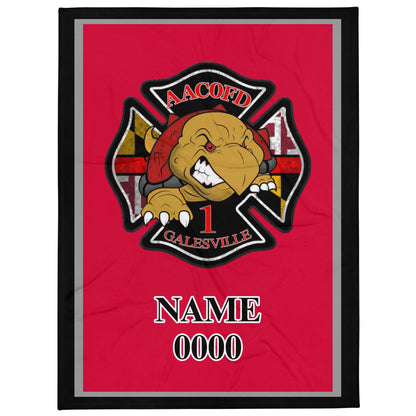 Custom AACOFD Station Blanket