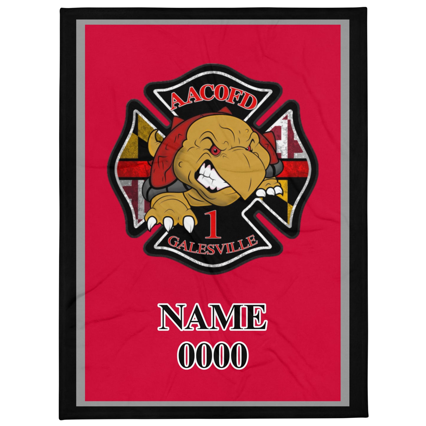 Custom AACOFD Station Blanket