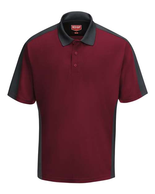 Men's Performance Knit Two Tone Polo
