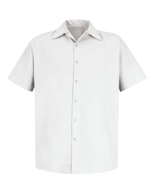 Men's Tall Specialized Short Sleeve Pocketless Work Shirt