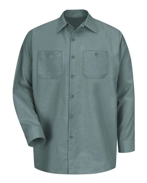 Men's Tall Industrial Long Sleeve Work Shirt