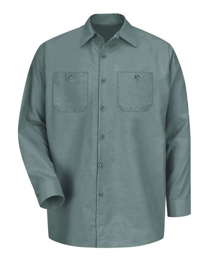 Men's Tall Industrial Long Sleeve Work Shirt