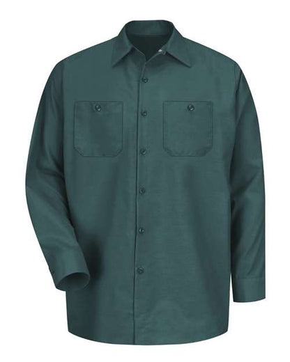 Men's Tall Industrial Long Sleeve Work Shirt