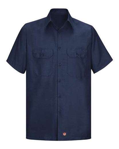 Men's Tall Ripstop Short Sleeve Work Shirt