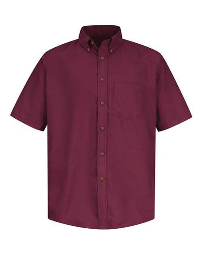 Men's Tall Poplin Short Sleeve Dress Shirt