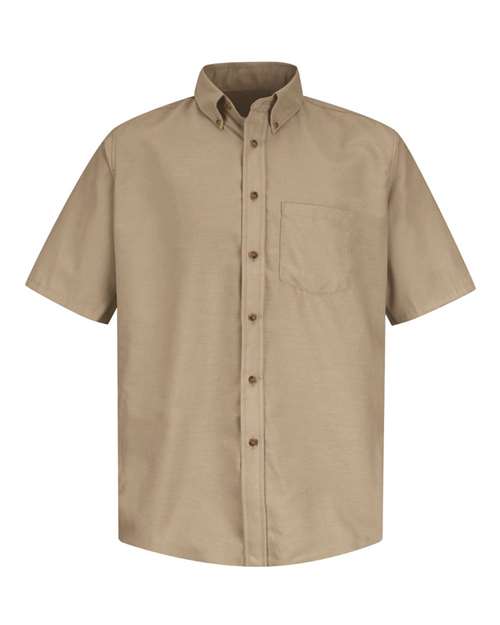Men's Tall Poplin Short Sleeve Dress Shirt