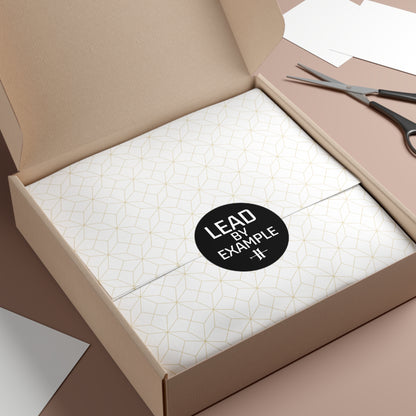 Lead By Example Round Vinyl Sticker