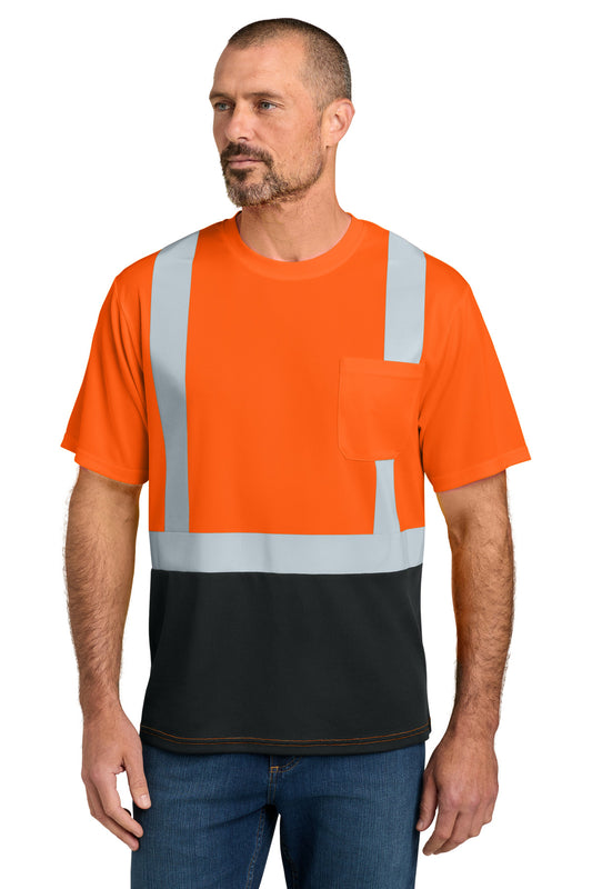 CornerStone ®  ANSI 107 Class 2 Short Sleeve Mesh Blocked Tee CS205