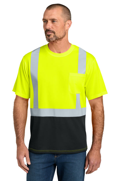 CornerStone ®  ANSI 107 Class 2 Short Sleeve Mesh Blocked Tee CS205