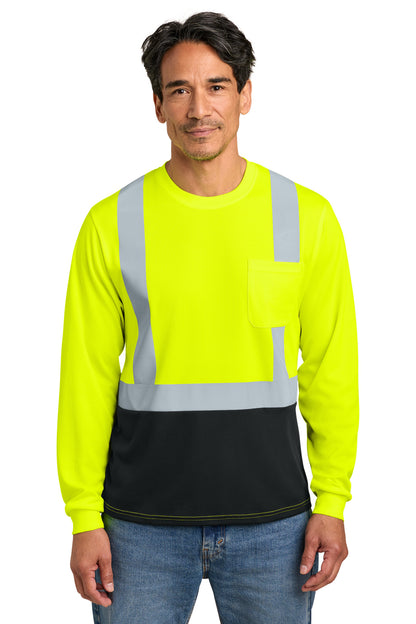 CornerStone ®  ANSI 107 Class 2 Long Sleeve Mesh Blocked Tee CS207