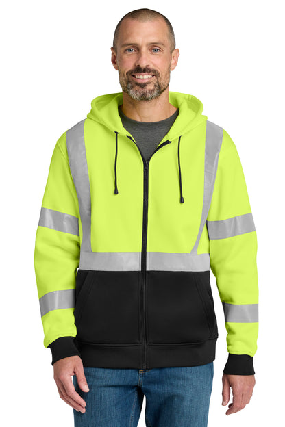 CornerStone ®  A107 Class 3 Heavy-Duty Fleece Full-Zip Hoodie CSF300