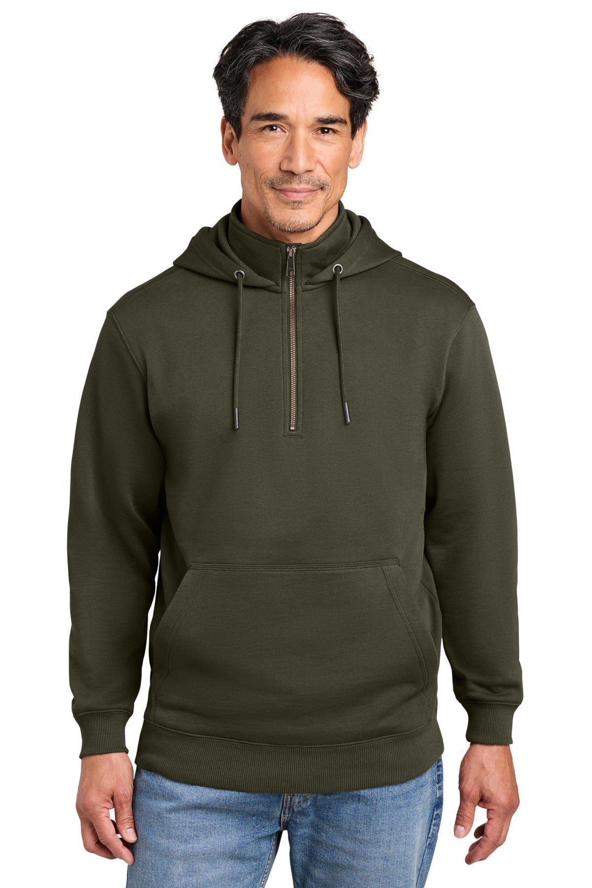 CornerStone ®  Tough Fleece 1/4-Zip Hoodie CSF633