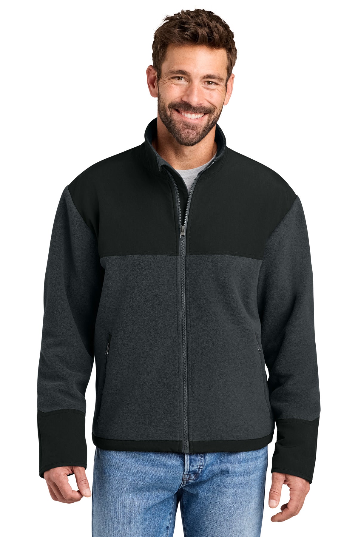 CornerStone ®  Fleece Overlay Jacket CSF750