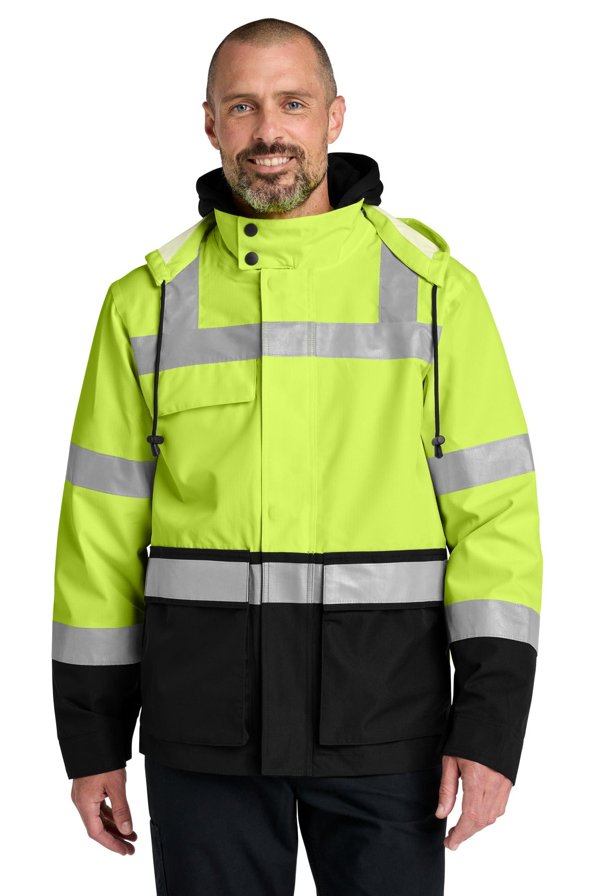CornerStone ®  ANSI 107 Class 3 Waterproof Ripstop 3-In-1 Parka CSJ502