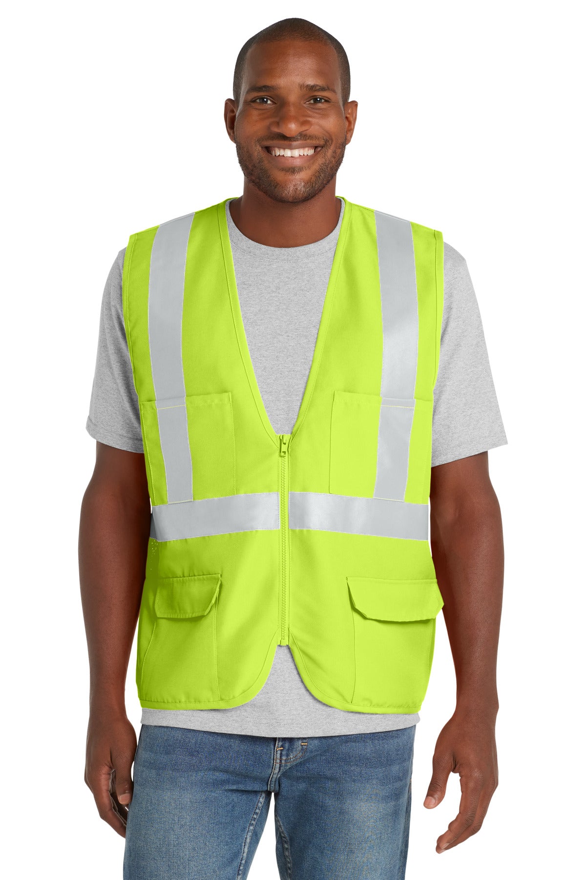 CornerStone ®  - ANSI 107 Class 2 Mesh Back Safety Vest. CSV405